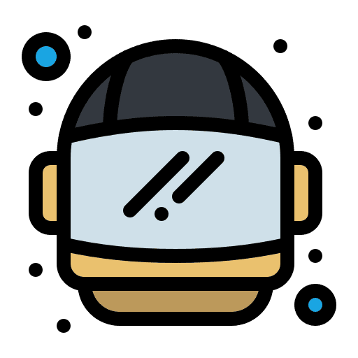 Astronaut helmet space helmet protection icon Astronaut helmet space helmet protection icon