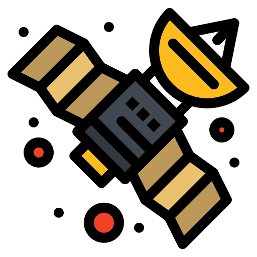Satellite satellite station technology connection icon Satellite satellite station technology connection icon