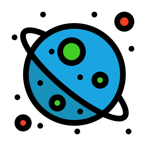 Universe ring planet astronomy icon Universe ring planet astronomy icon