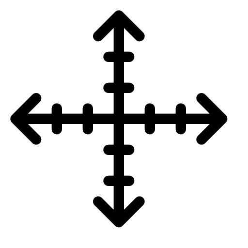 Coordinate plot plane geometric icon