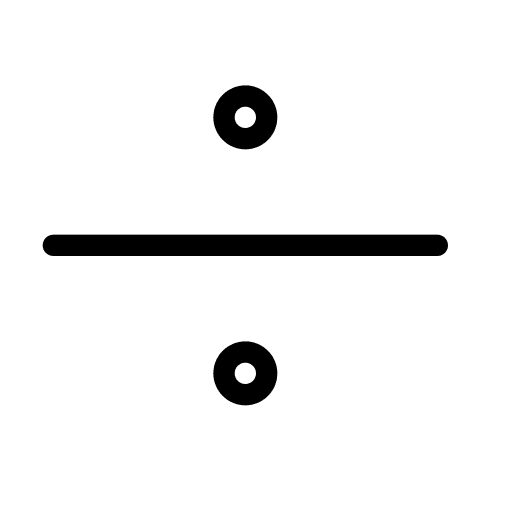 Divide education shapes divide icon