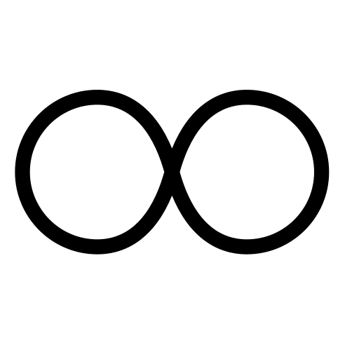 Infinity forever education loop icon