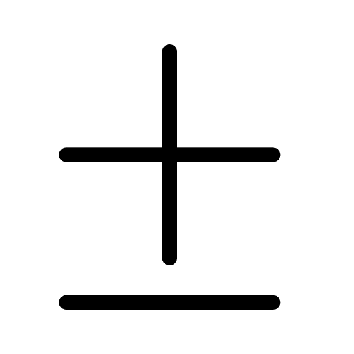 Mathematical symbol subtract maths equation icon