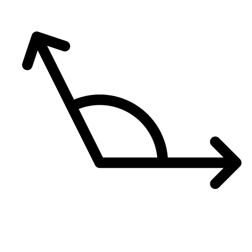 Obtuse wide maths mathematics icon