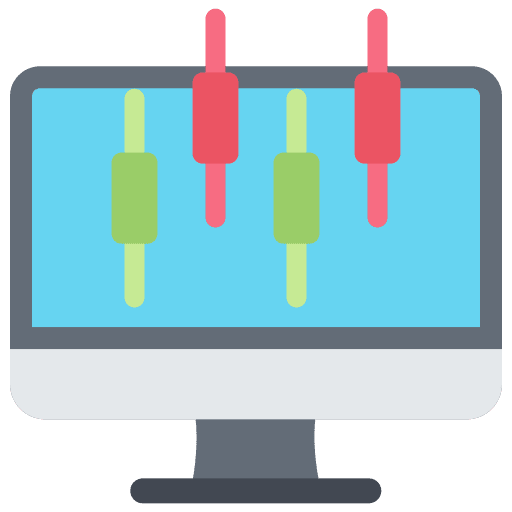 Candlestick chart forex investment candlestick chart icon