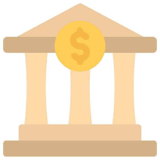 Bank bank business building icon Bank bank business building icon