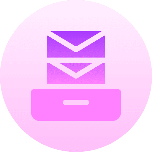 Archive envelope inbox message icon