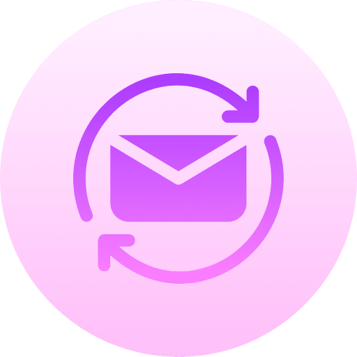 Mail arrows mailing message icon