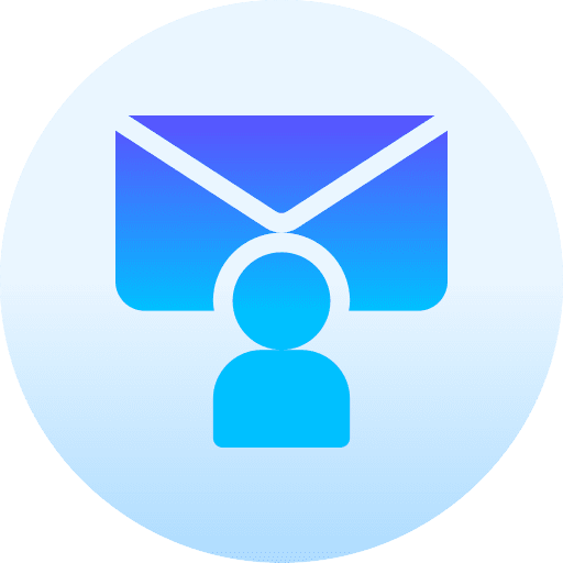 Mail user mail communications icon