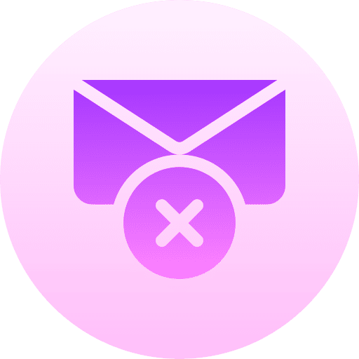 Delete message communications envelope interface icon Delete message communications envelope interface icon