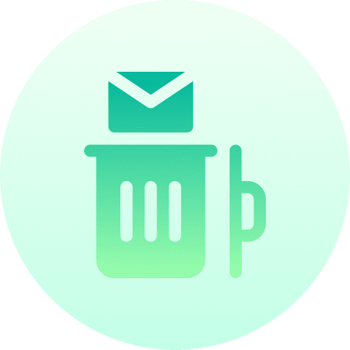 Trash bin message trash bin interface icon Trash bin message trash bin interface icon