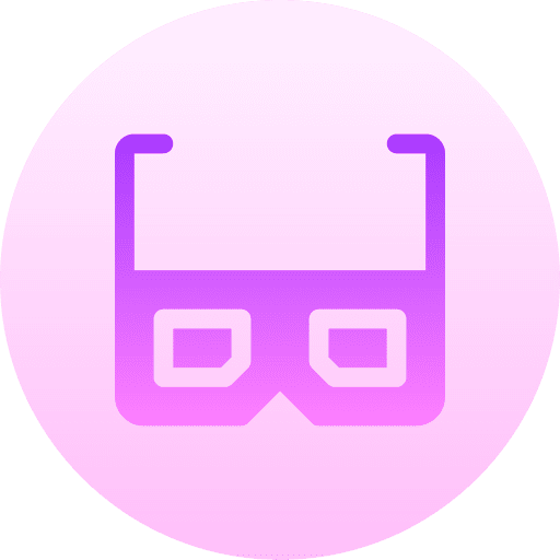 3d glasses entertainment film 3d glasses icon