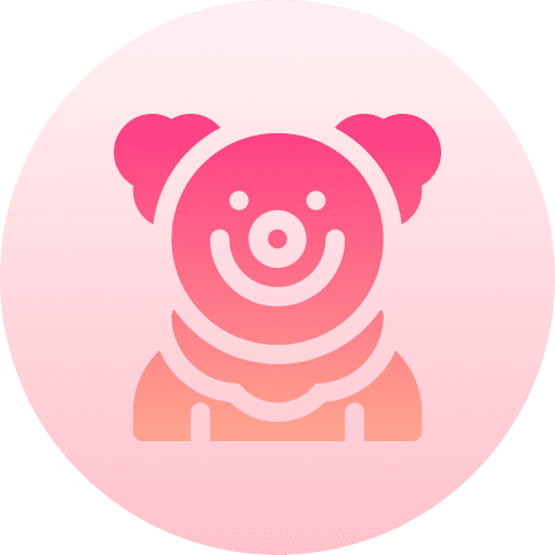 Clown clown carnival professions and jobs icon Clown clown carnival professions and jobs icon