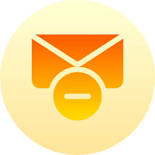 Delete message minus interface mail icon Delete message minus interface mail icon