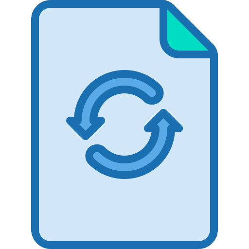 Backup file backup restore backup file icon