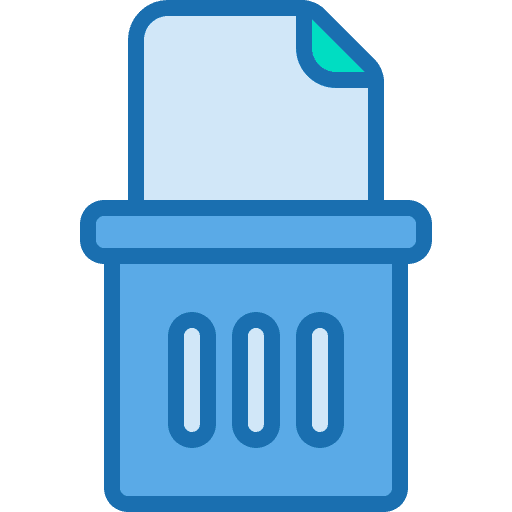 Delete file bin delete file files and folders icon Delete file bin delete file files and folders icon