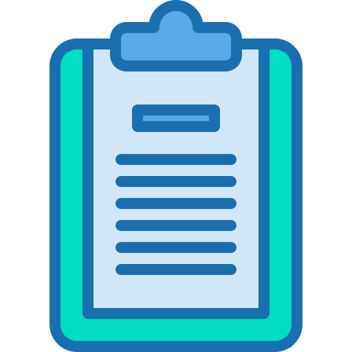 Clipboard files and folders document file icon Clipboard files and folders document file icon