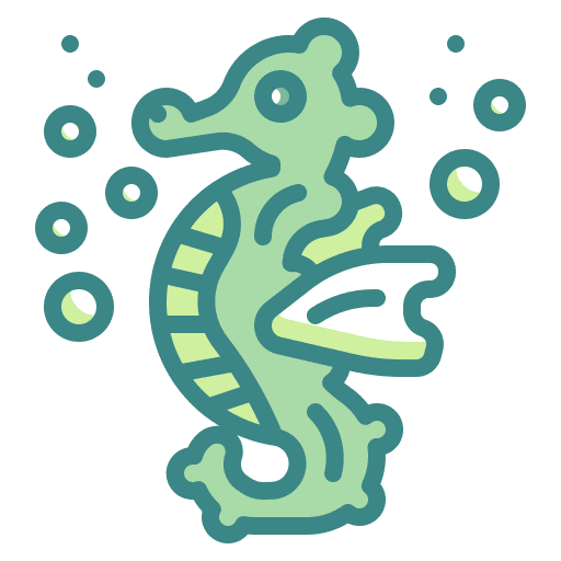 Seahorse sea life seahorse animals icon