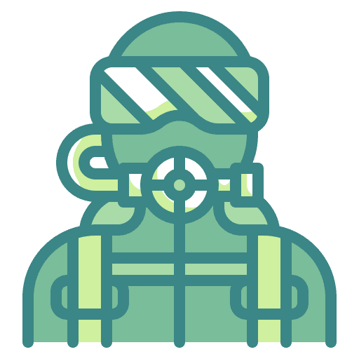 Diver user sports and competition sea icon