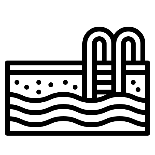 Swimming pool sport swimming pool ladder icon