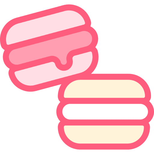 Macaroon bakery food sweet icon