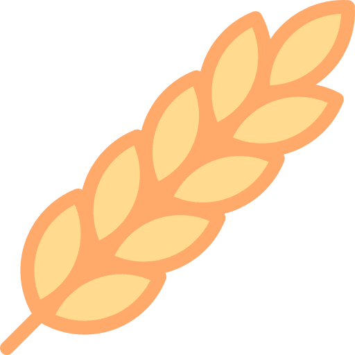 Wheat nature farming and gardening wheat icon
