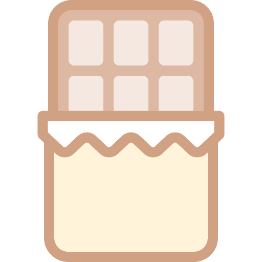 Chocolate bar snack food food and restaurant icon Chocolate bar snack food food and restaurant icon