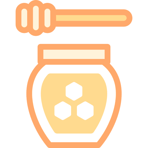 Honey jar honey healthy food icon Honey jar honey healthy food icon