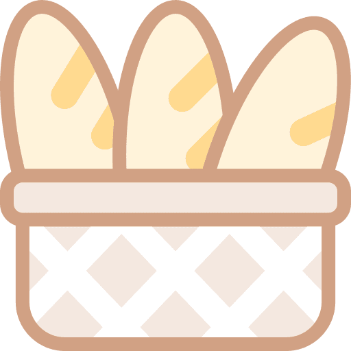 Bread tools and utensils food and restaurant bread icon Bread tools and utensils food and restaurant bread icon