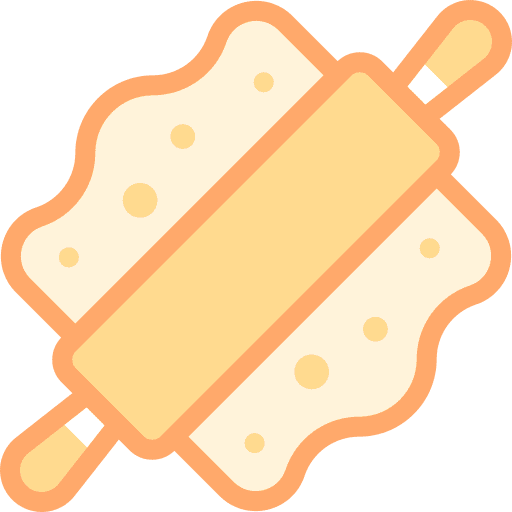 Rolling pin dough roller pizza icon Rolling pin dough roller pizza icon