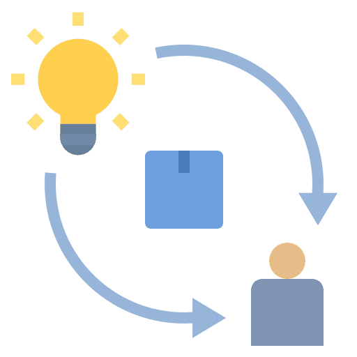 Product product customer marketing icon Product product customer marketing icon