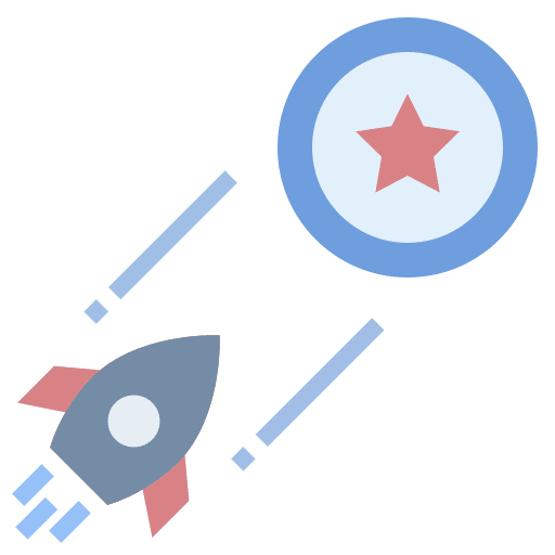 Project rocket project target icon Project rocket project target icon