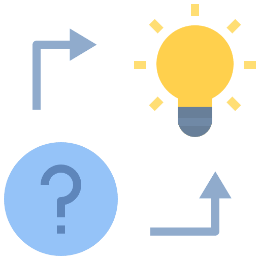 Solution problem solving marketing creative icon Solution problem solving marketing creative icon