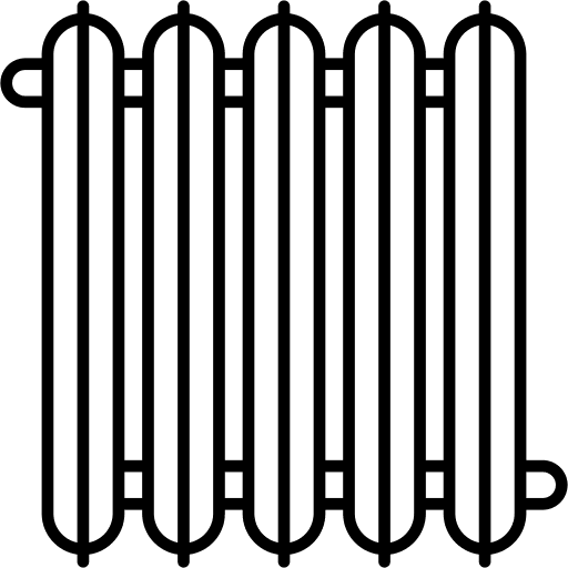 Central heating smart home heater machine icon