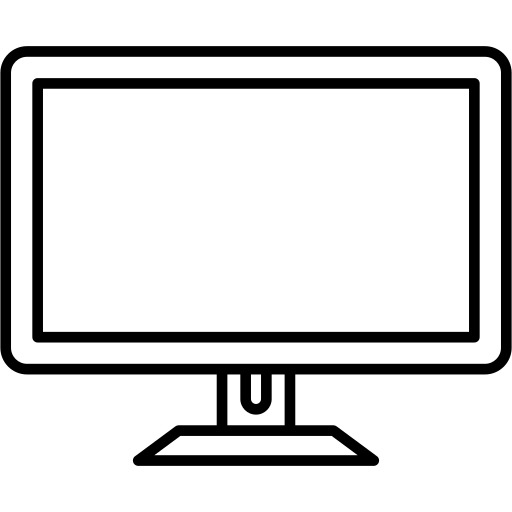 Monitor screen screen communications computer icon