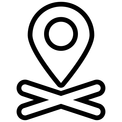 Mark gps pin marker icon