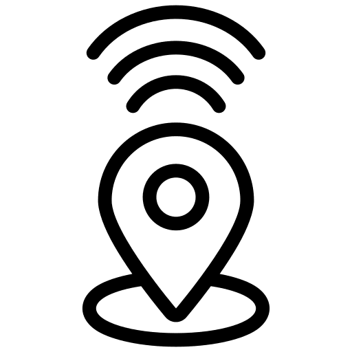 Share location share gps signal icon
