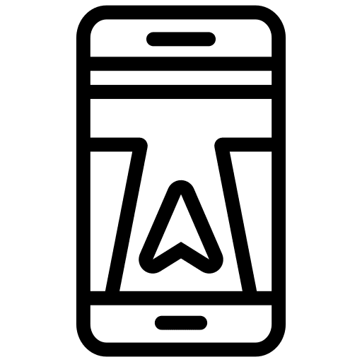 Direction maps and location mobile location icon Direction maps and location mobile location icon