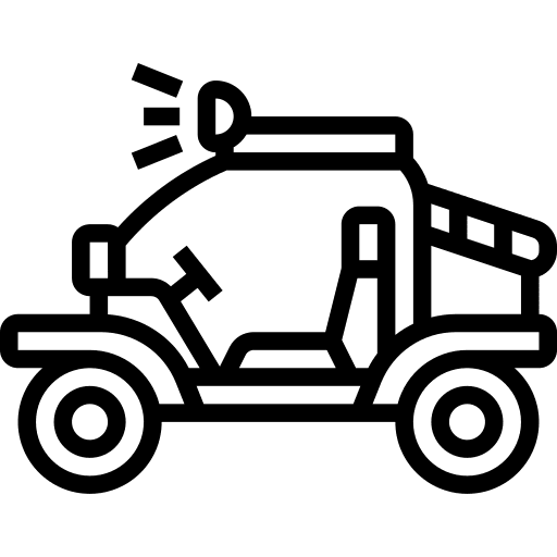 Buggy vehicle automobile car icon