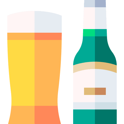 Beer drink bottle alcohol icon