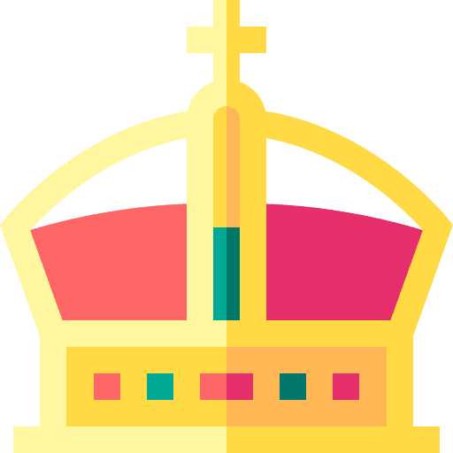 Crown royal monarch king icon Crown royal monarch king icon