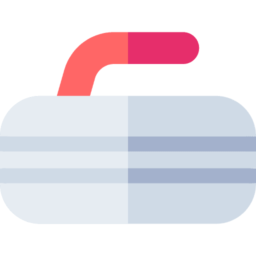 Curling sports and competition sport equipment olympic games icon Curling sports and competition sport equipment olympic games icon