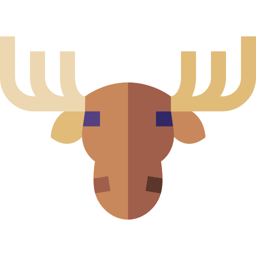 Moose mammal moose wildlife icon