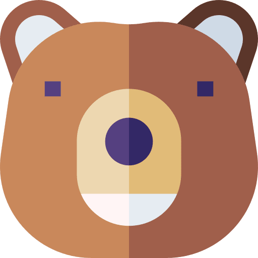 Bear bear fauna zoo icon Bear bear fauna zoo icon