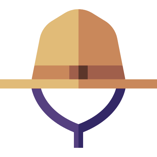 Hat fashion adventurer explorer icon Hat fashion adventurer explorer icon