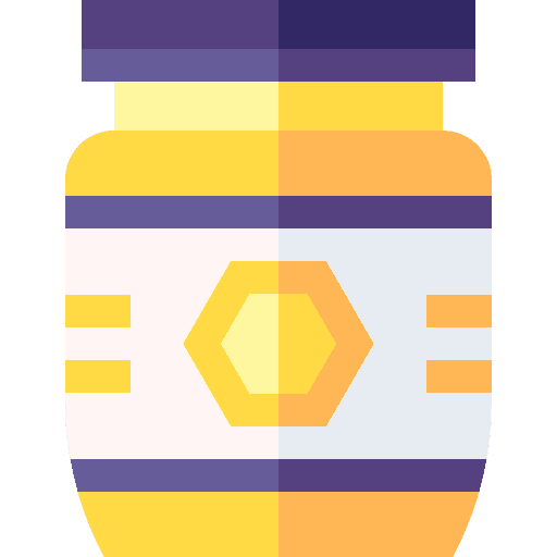 Honey jar honey conserve icon Honey jar honey conserve icon