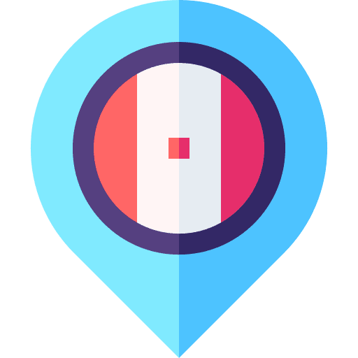 Location maps and location map pointer flag icon Location maps and location map pointer flag icon