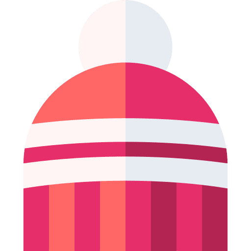 Winter hat fashion beanie accessory icon Winter hat fashion beanie accessory icon