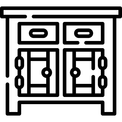 Cupboard closet cabinet storage icon