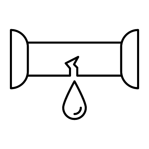 Leak leak plumb construction and tools icon